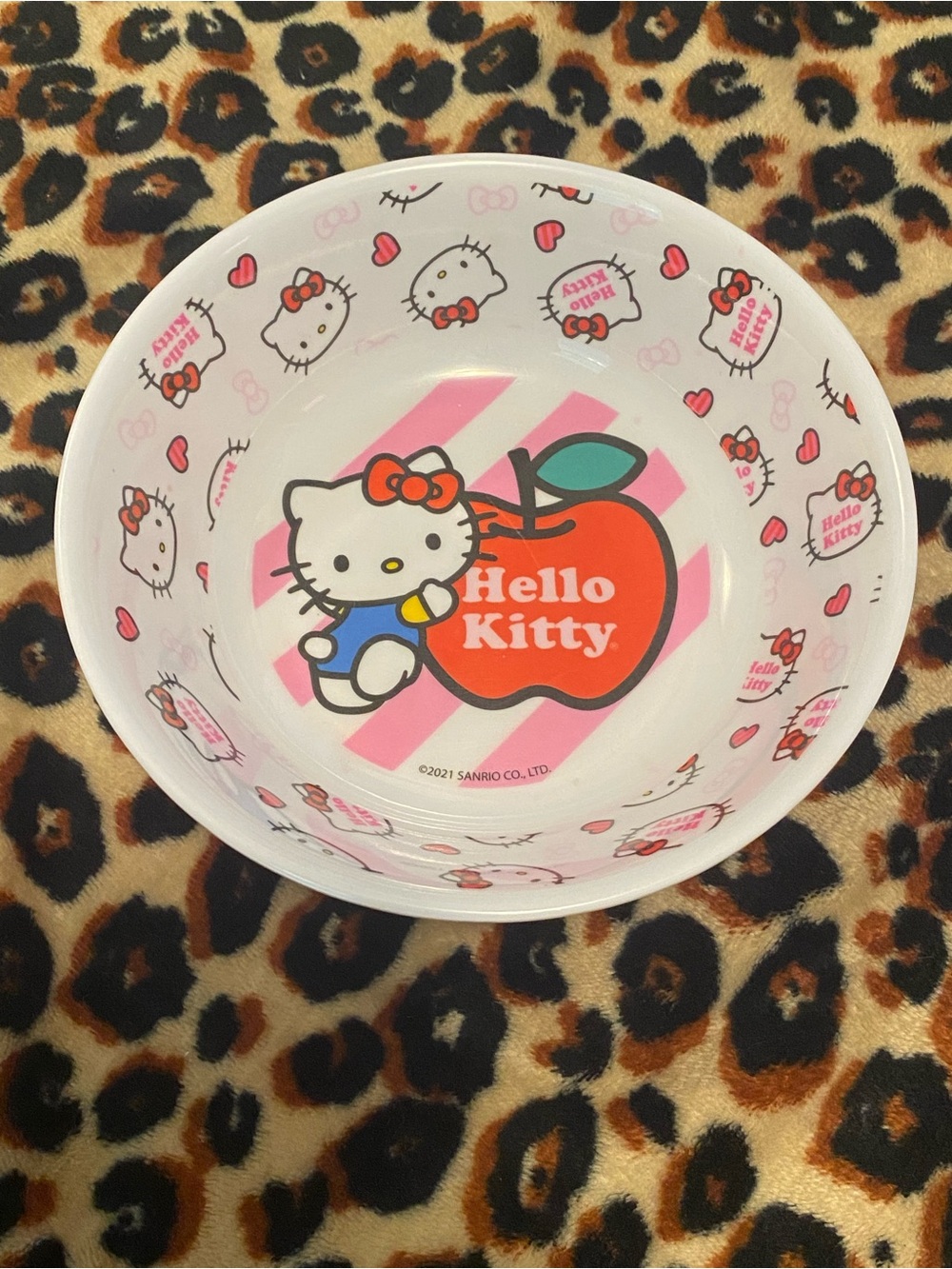 Sanrio Hello Kitty White melamine Bowl
